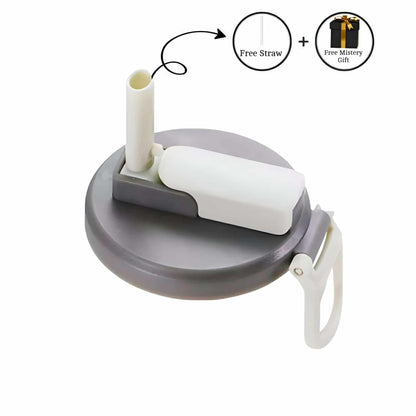 Soda Can Lid With Straw