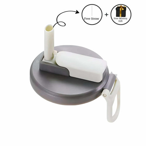 Soda Can Lid With Straw